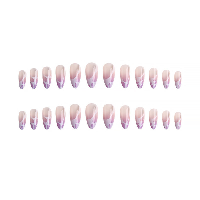 Elegant Patterned Nail Tips for Artistic Designs