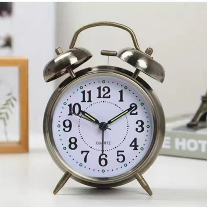 Traditional Style Alarm Clock with Analog Display