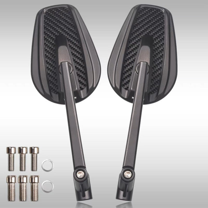 Motorcycle Mirrors with Adjustable Performance Features