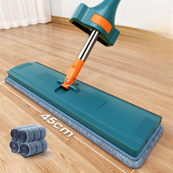 Microfiber Floor Cleaning Cloth Set - Includes 4 Extra Cloths