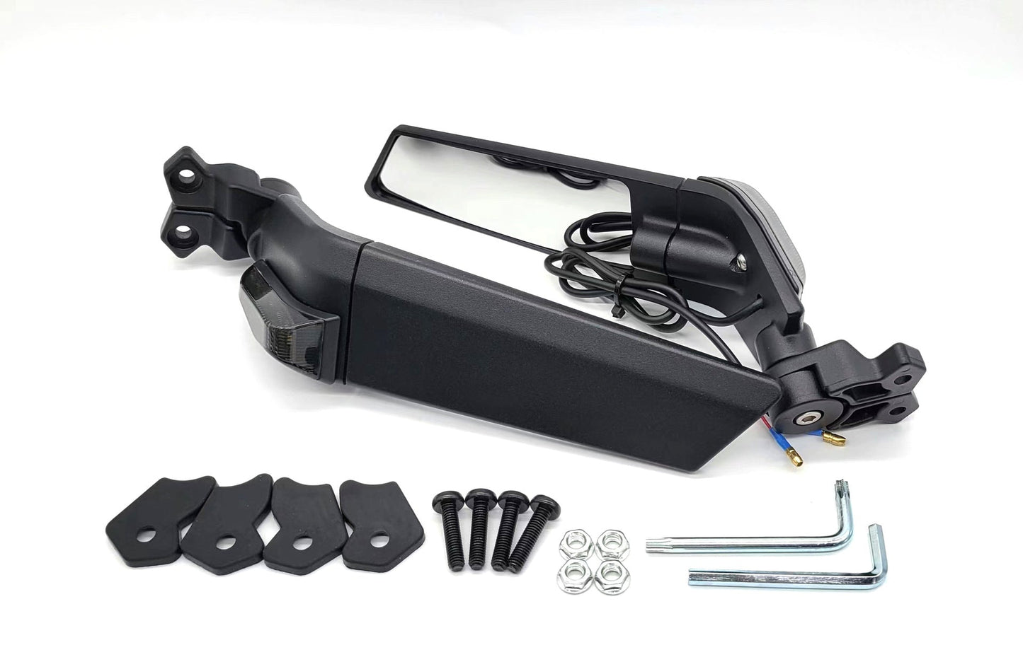 High-Quality Adjustable Rearview Mirrors for Motorcycles with Mounting System