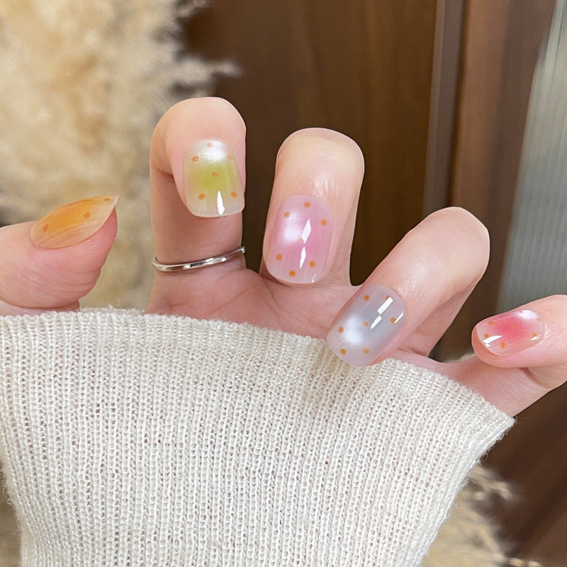 Polka Dot Design Press-On Nail Kit – Artistic Nails Set