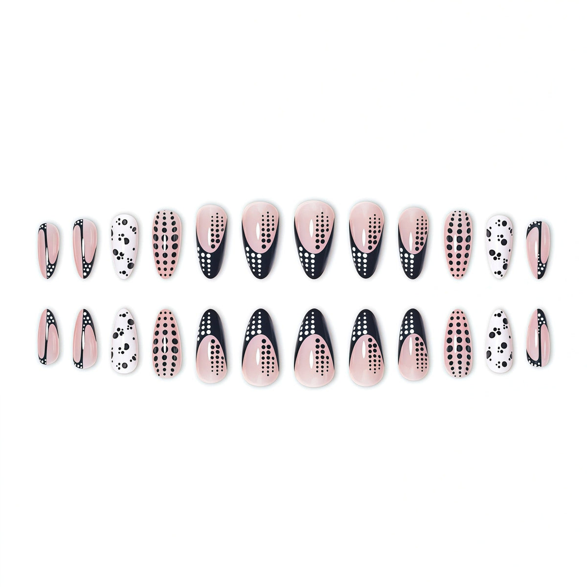 Pointed Nail Art Enhancements - Creative Design
