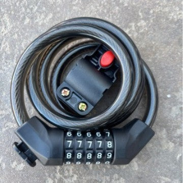 Combination Cable Lock with Adjustable Design