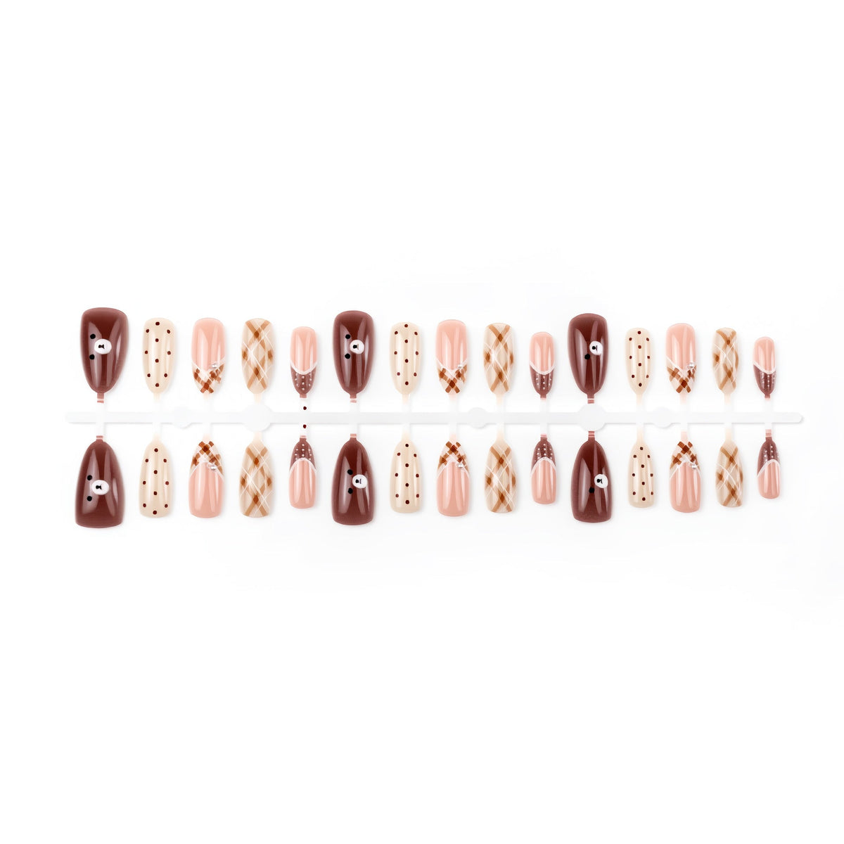 Decorative Pattern Press-On Nail Art Set