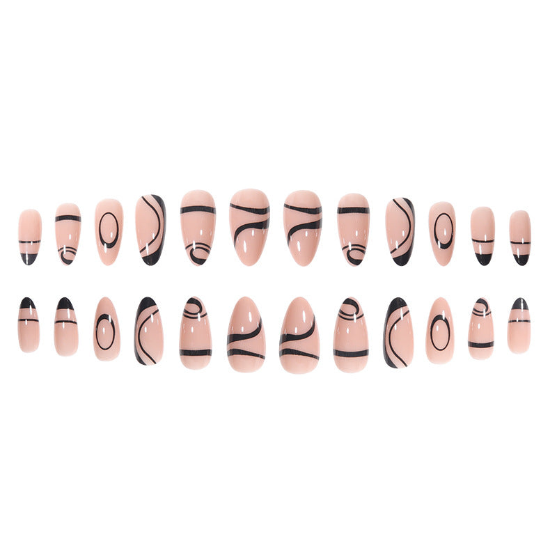 Stiletto Design Press-On Nail Set – Elegant Style