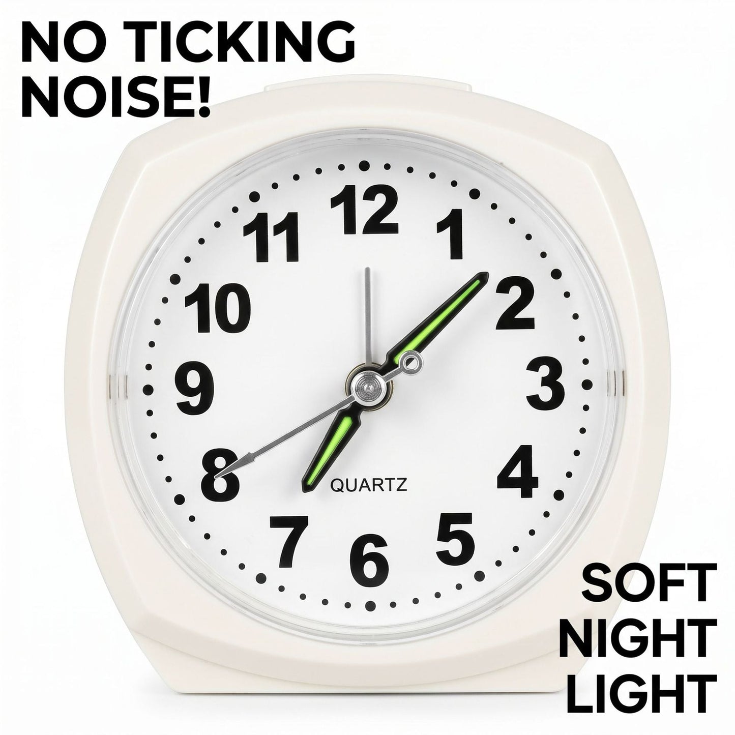 Night Light Analog Alarm Clock with Snooze Feature
