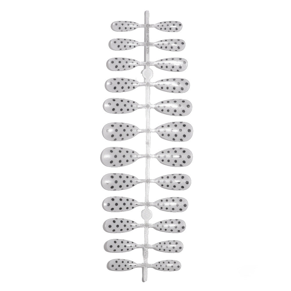 Polka Dot Press-On Nail Art Design