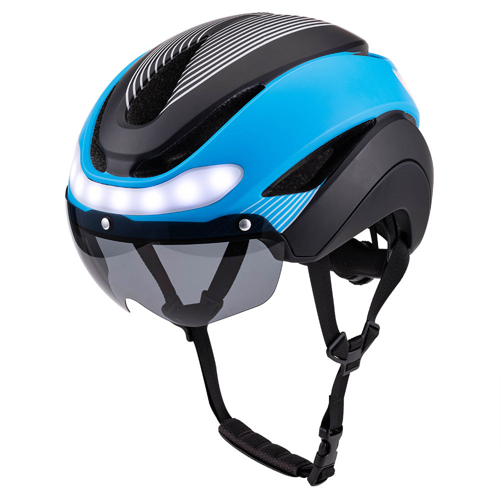 Cycling Helmet with Built-in Safety Light