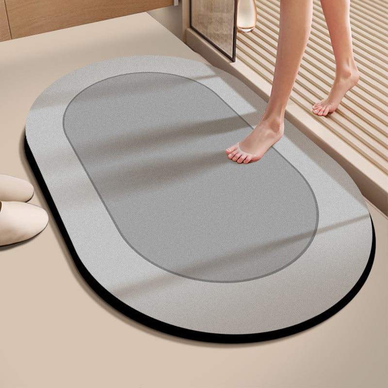 Water-Absorbing Bath Rug for Bathroom Flooring