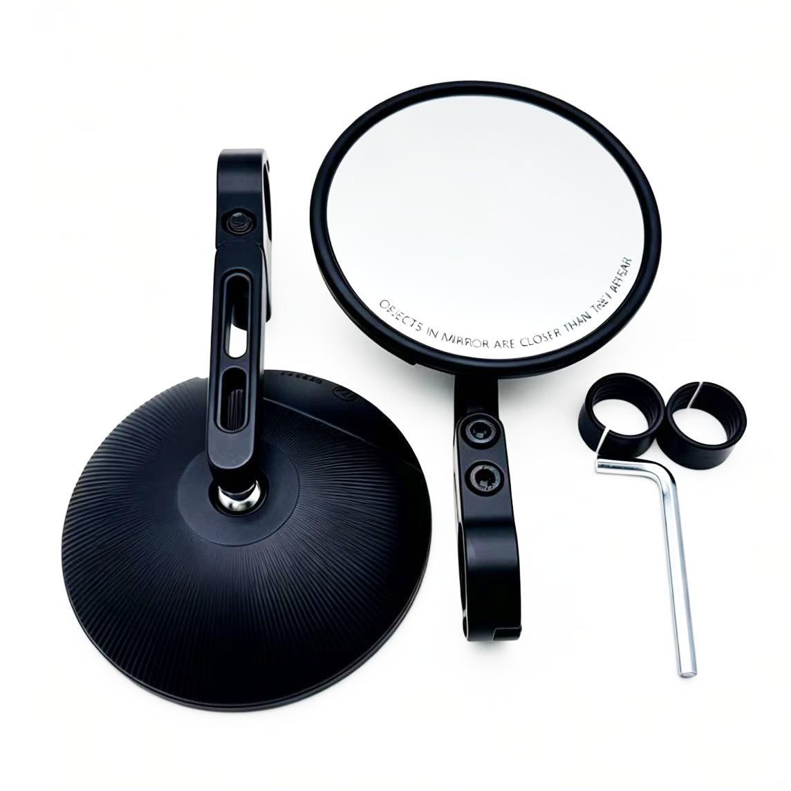 Wide-Angle Adjustable Handlebar Mirror