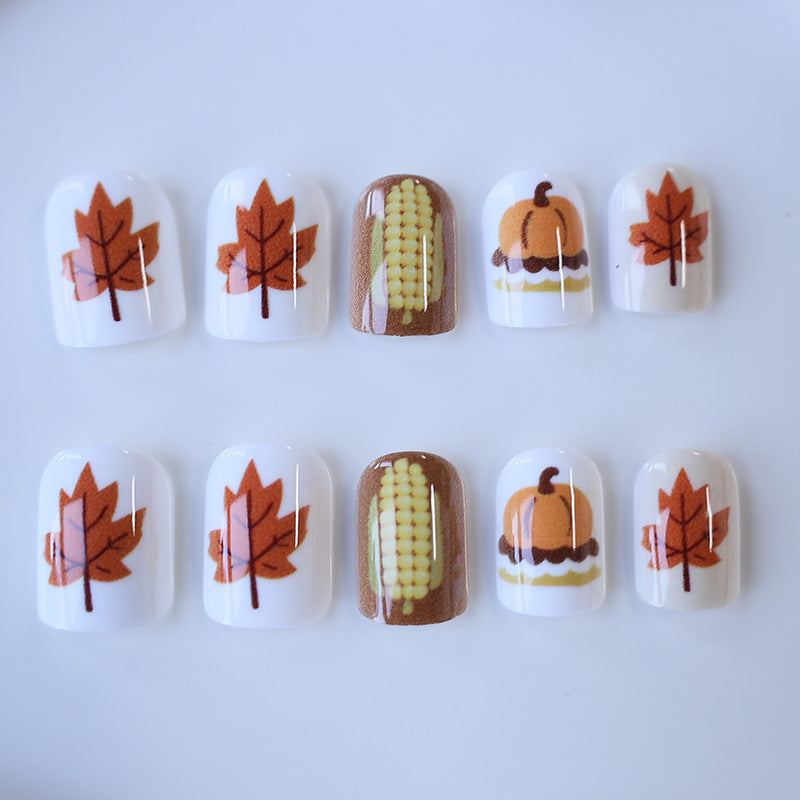 Autumn-Themed Nail Art Kit