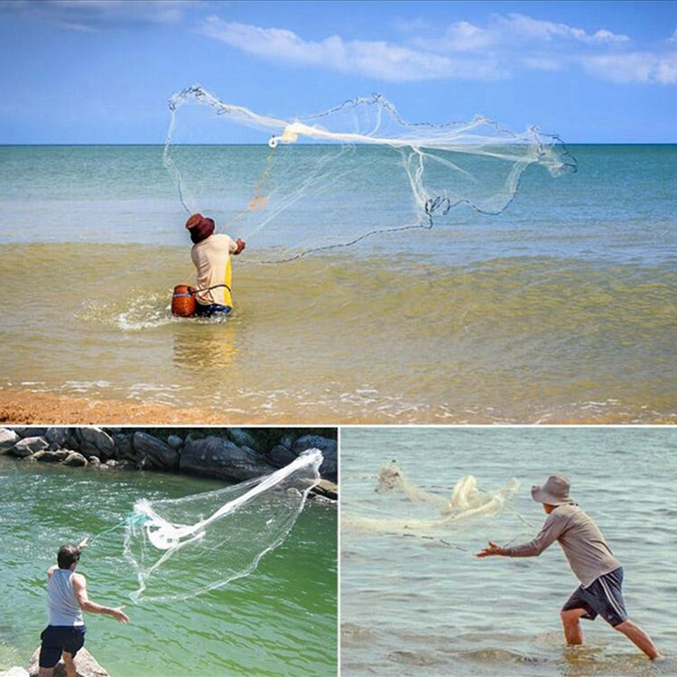 Easy Throw Fishing Cast Net - American Style Fishing Gear