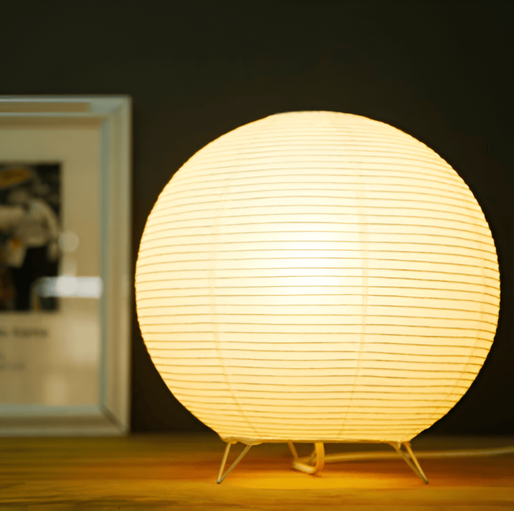 Elegant Japanese Rice Paper Light – Retro-Inspired Lamp