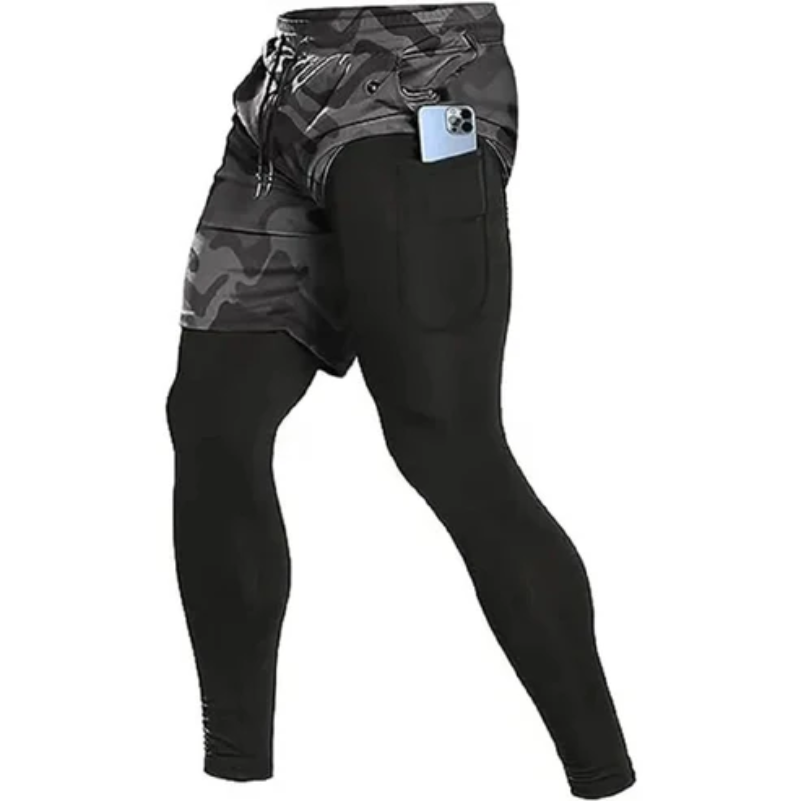 Comfortable Running Trousers with Double-Layer Waterproof Design