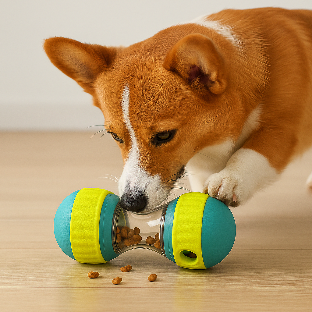 Interactive Dog Puzzle Toy with Slow Feeding Dispenser