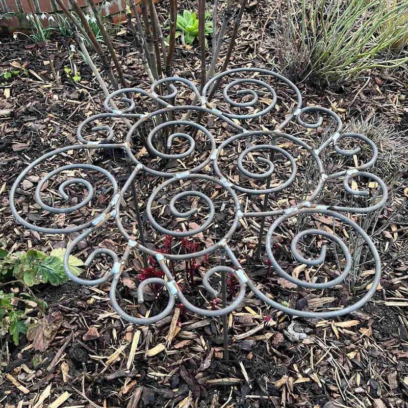Elegant Metal Plant Support | Handcrafted & Weatherproof