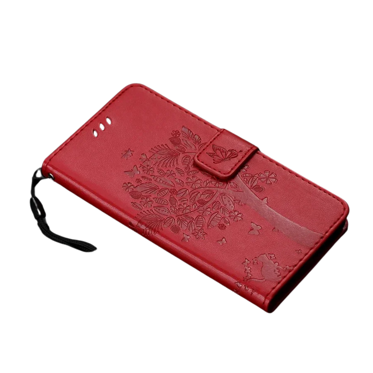 Leather Flip Case with Wallet Design for Samsung Galaxy