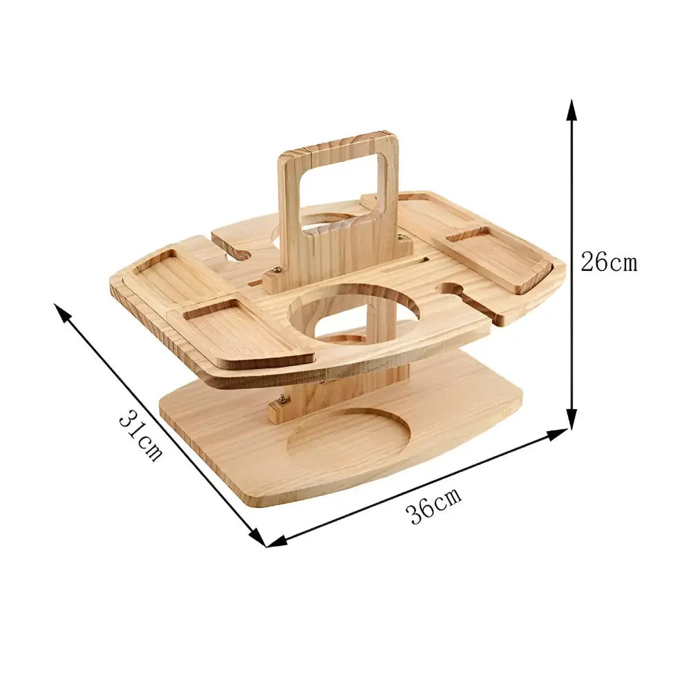 Outdoor Companion Table | Beverage & Snack Organizer