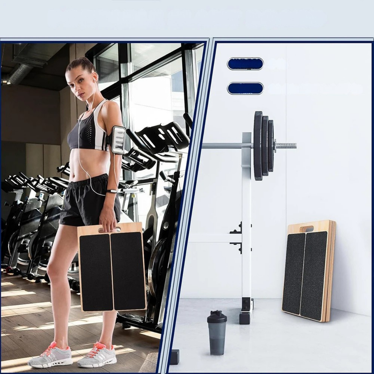 Wooden Incline Board for Stretching and Muscle Enhancement – Adjustable