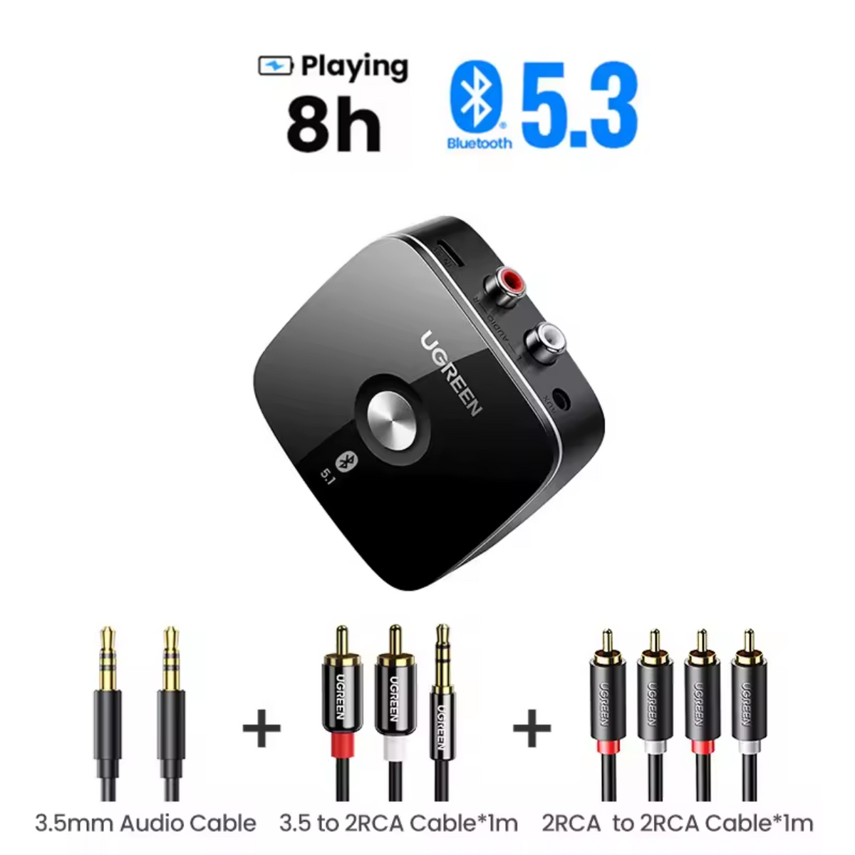 Bluetooth Audio Receiver with USB Playback – High-Speed Connectivity