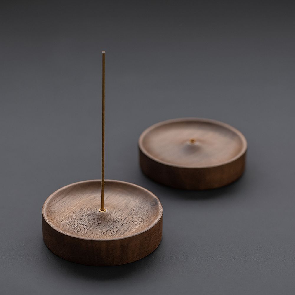 Natural Harmony Wood Incense Holder for Peaceful Spaces