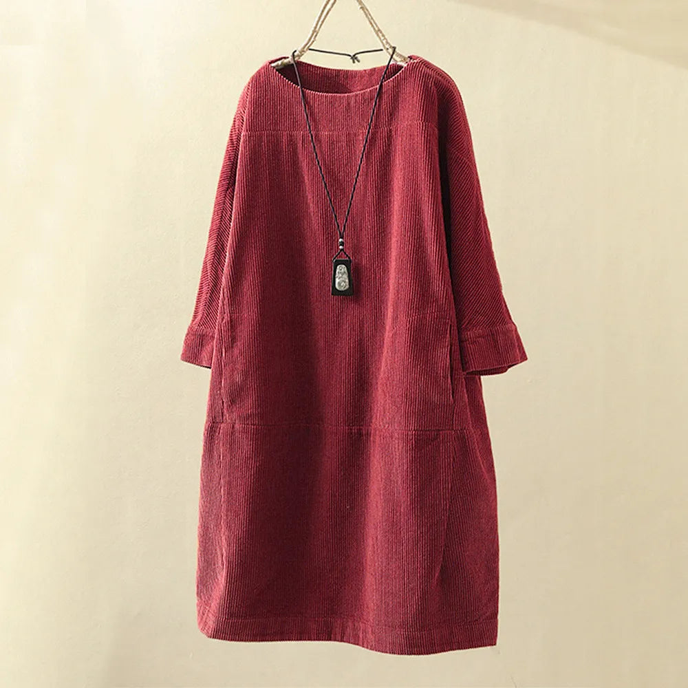 Chic A-Line Dress for Women - Effortless Elegance