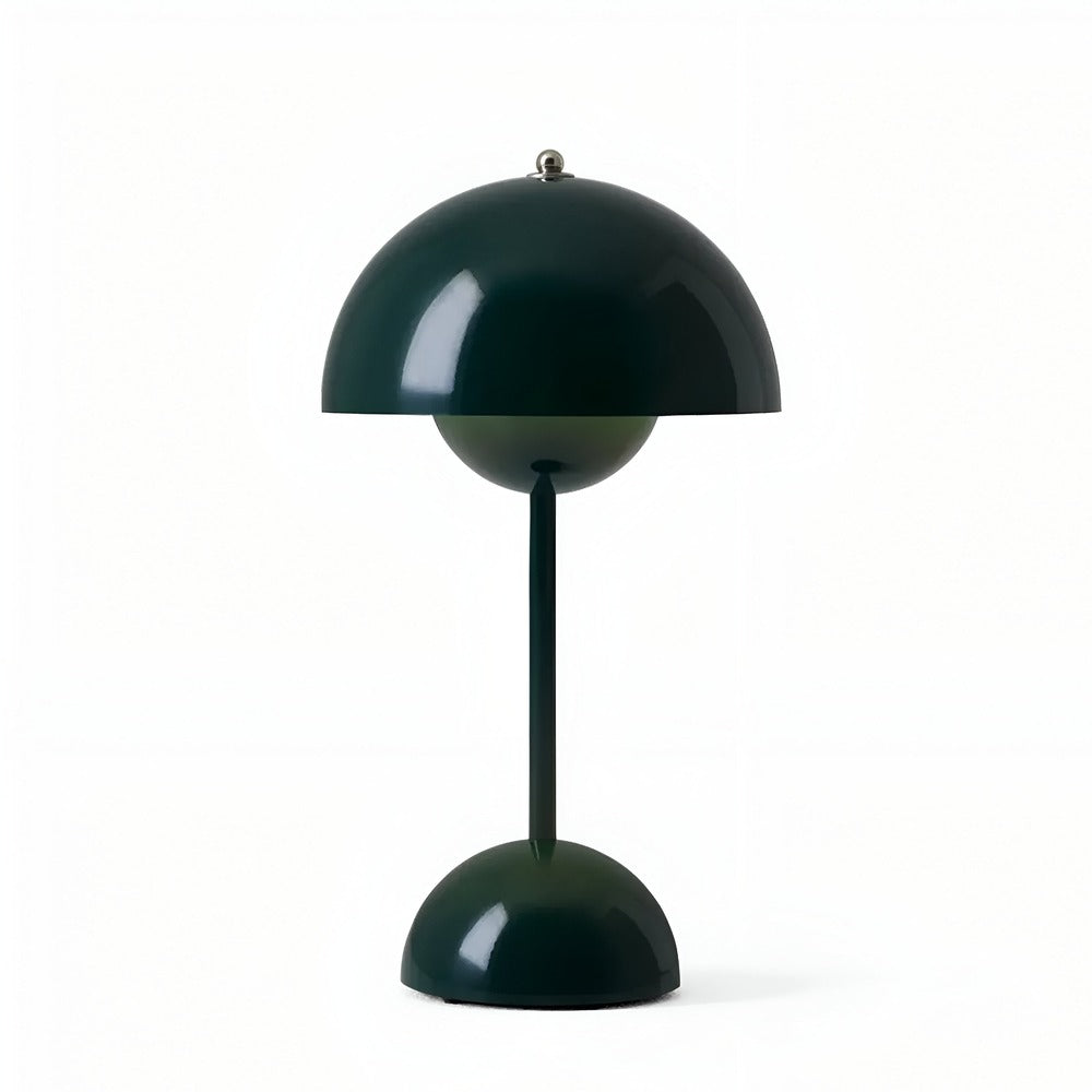 Cordless LED Table Lamp with Dimmable Mushroom Design – Elegant Glow