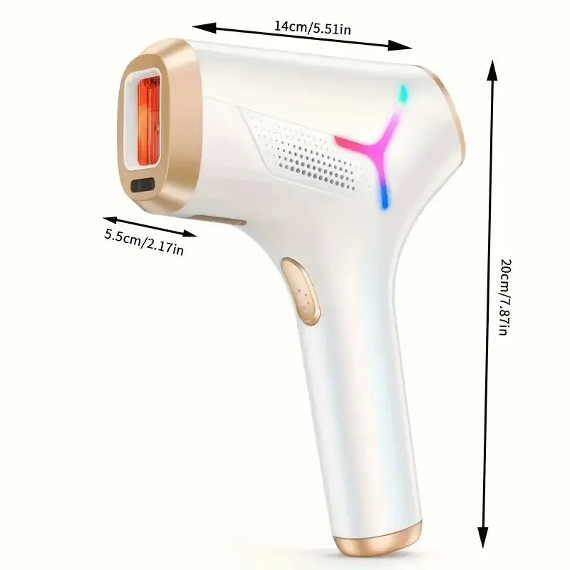 At-Home Hair Removal Device with 999,999 Flashes, 9 Energy Levels, Auto & Manual Modes