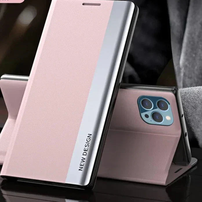 Protective Flip Cover for iPhone - Stylish Case