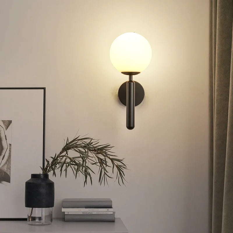 LED Wall Light in Modern Round Design