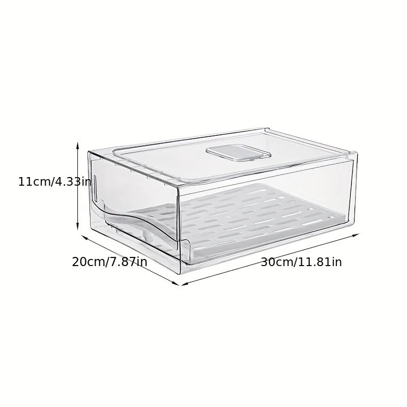 Expandable Drawer Organizer for Refrigerator | BPA-Free Storage Solution