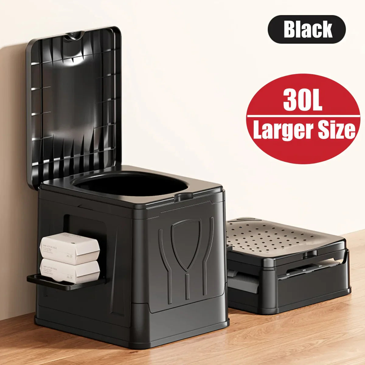 XL Portable Camping Toilet | Foldable, Sanitary, and Convenient