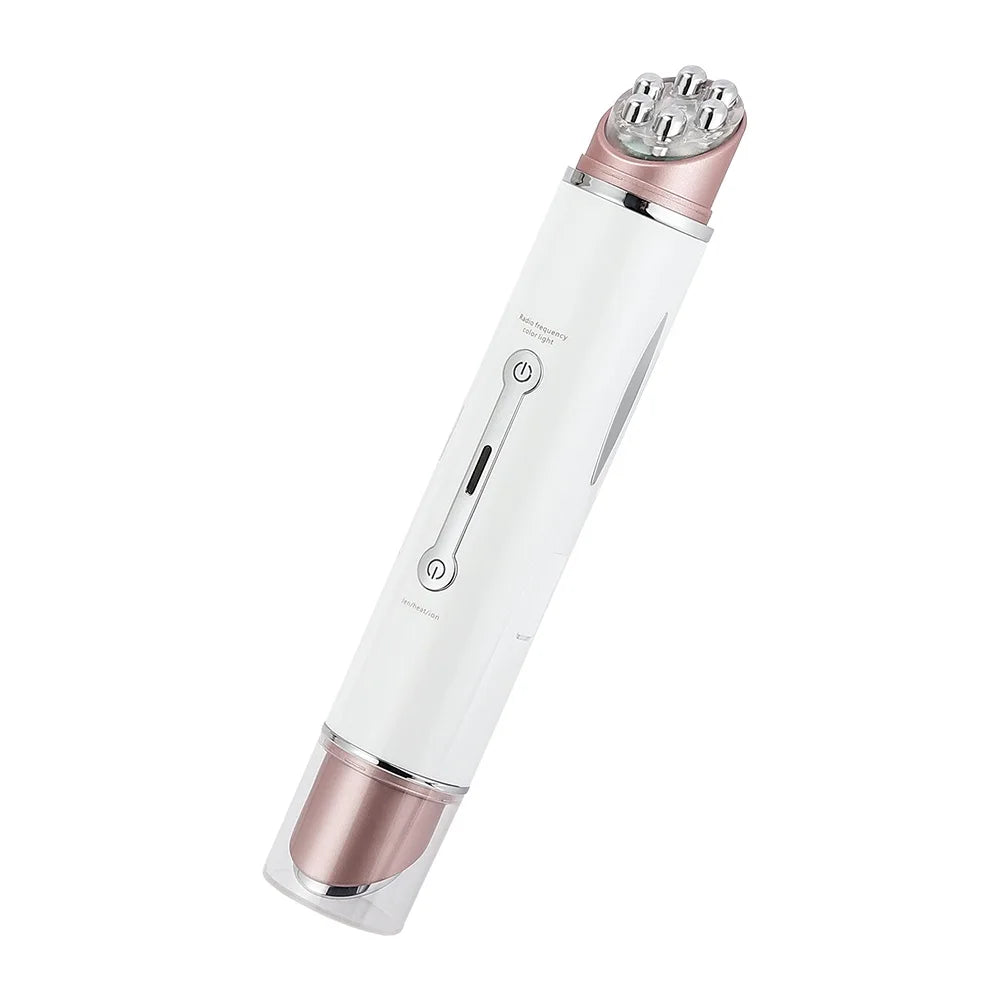 LED Eye and Face Massager with Heat and Vibration – USB Rechargeable, 43°C