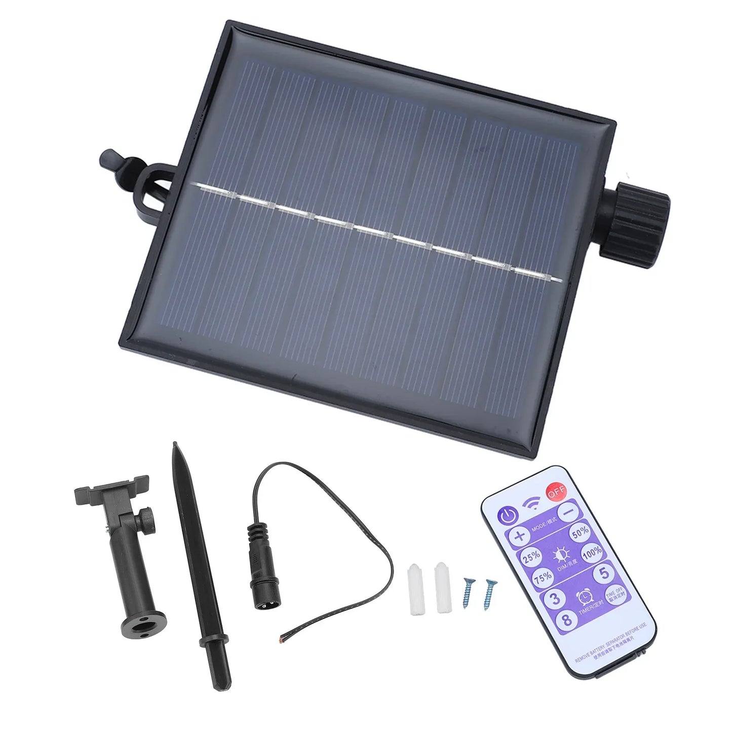 Solar LED Controller Box with Remote and Timer for Garden Fairy Lights