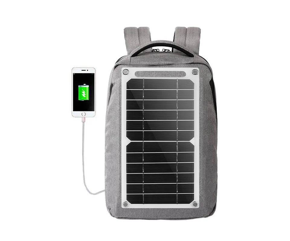Compact Solar Panel - USB 5V, Weatherproof, Lightweight for Outdoor, Travel & Emergencies