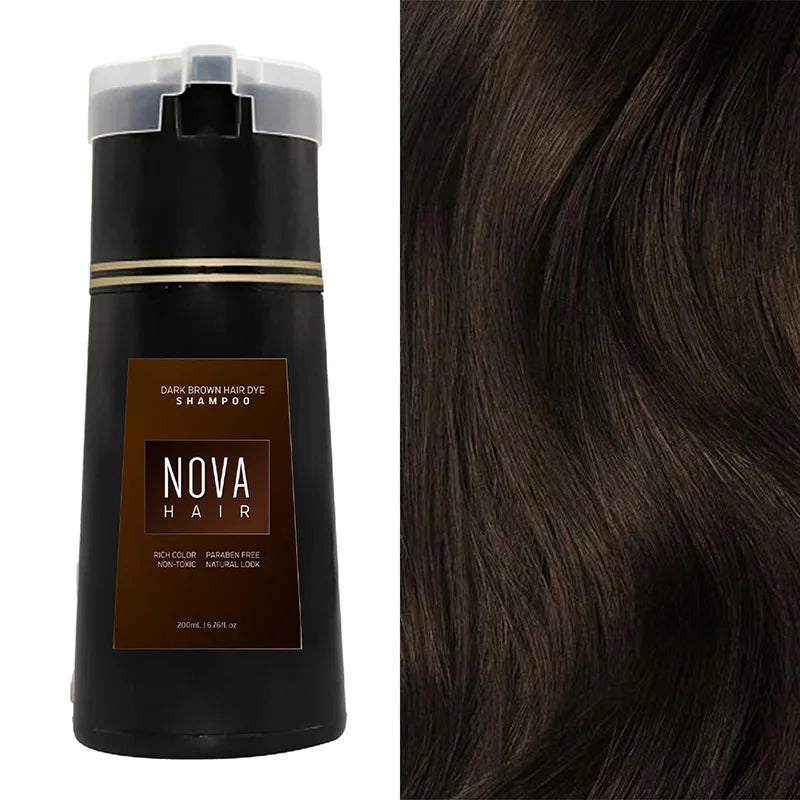 Instant Hair Dye Shampoo for Quick Color Refresh
