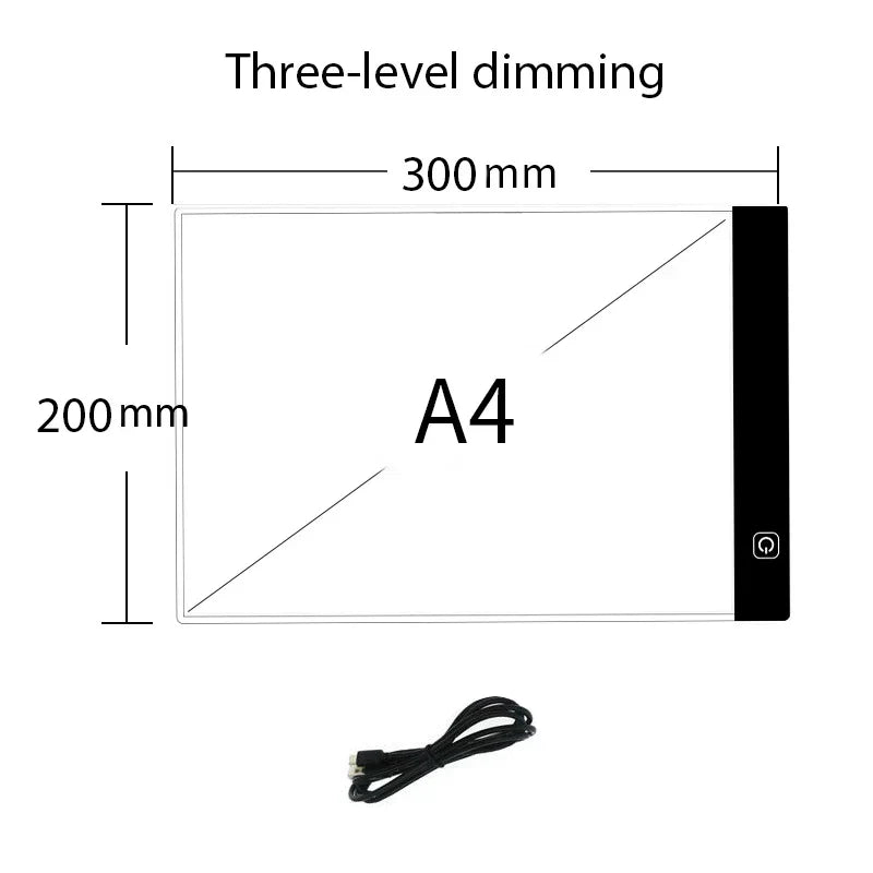 Adjustable LED Art Light Pad for Creative Precision
