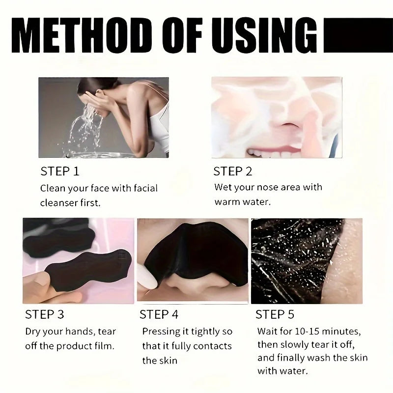 Nose Strips for Deep Pore Cleansing & Smoothing - 10/50/100 Pieces