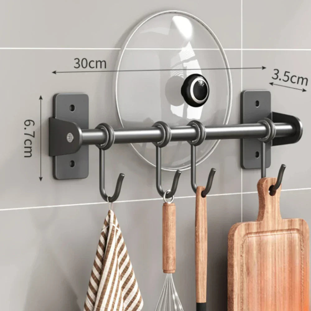 Kitchen Wall Shelf | Durable Steel | For Cookware & Utensils