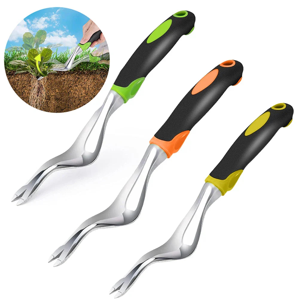 Ergonomic 30 cm Aluminum Garden Weeder for Weed Cutting