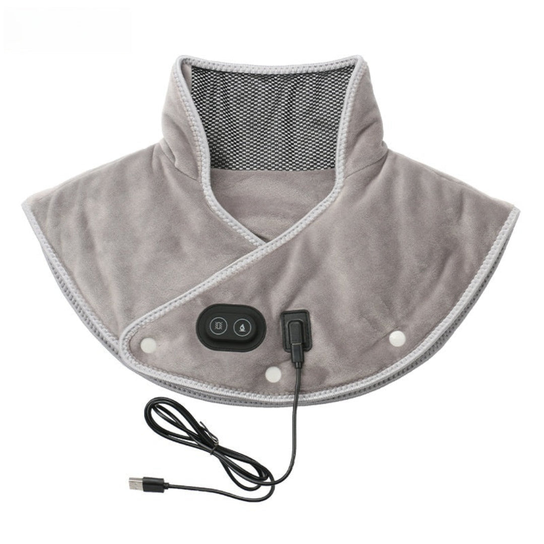 Adjustable Neck and Shoulder Heating Pad Massager for Muscle Relief