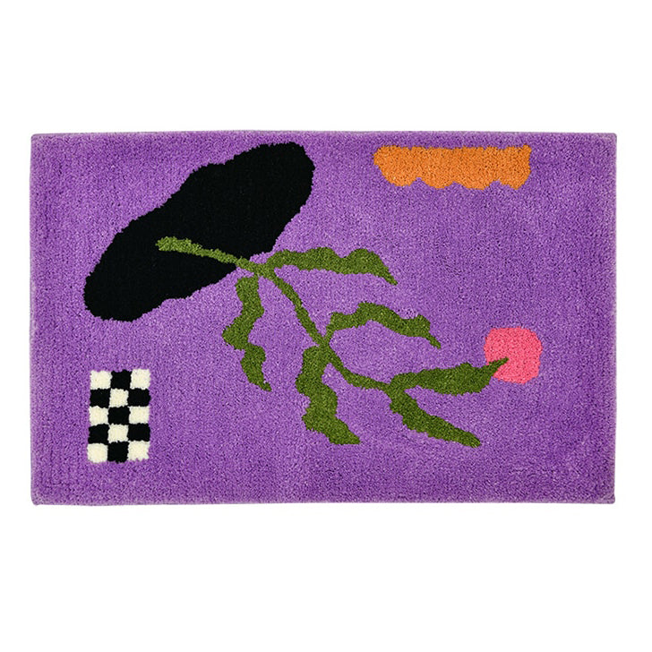 Stylish Abstract Area Rug for Bedroom Décor