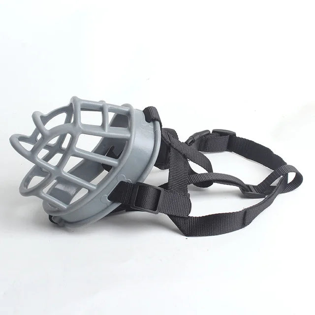 Flexible Silicone Muzzle for Dogs - Adjustable Fit
