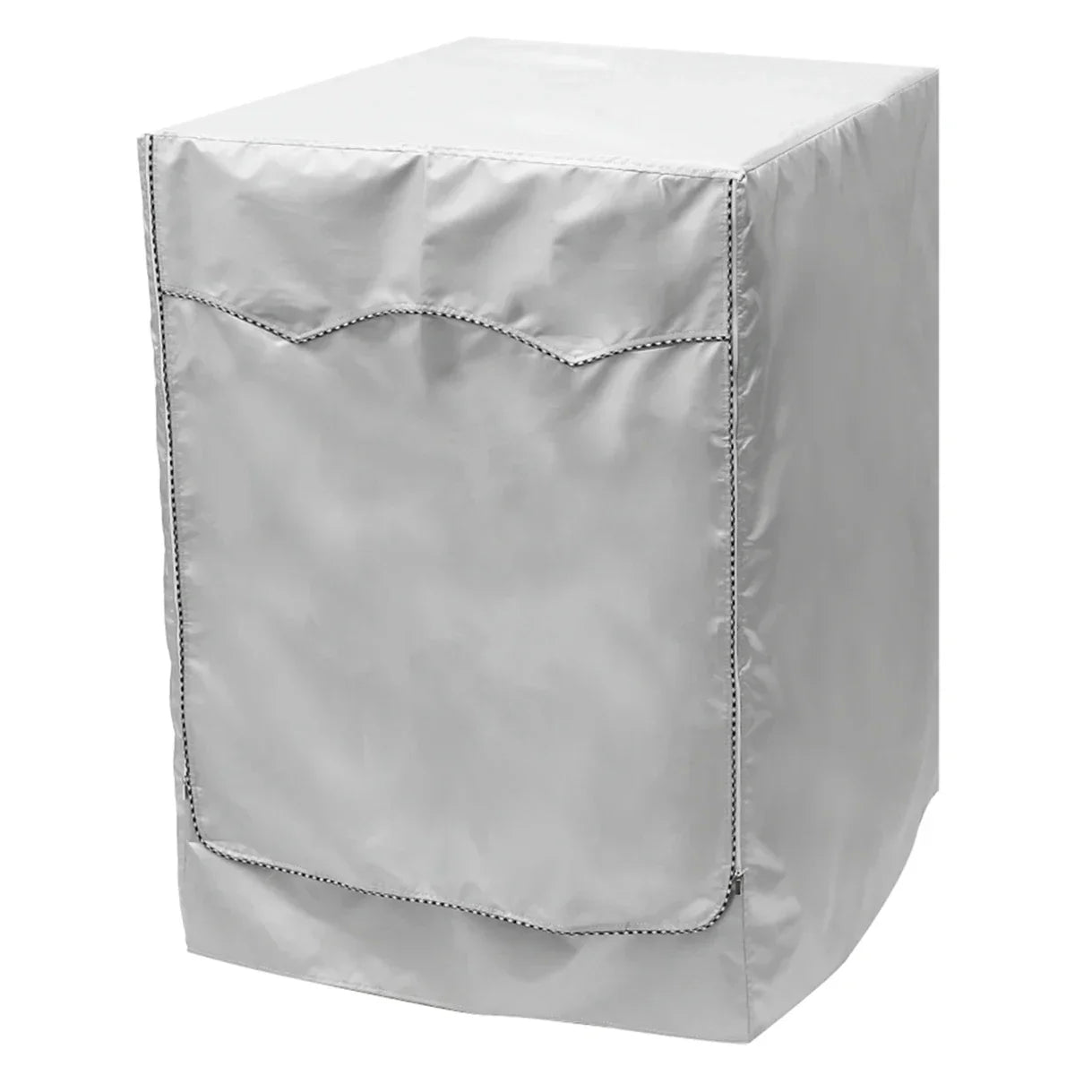 Washing Machine Cover - Water-Resistant, UV Protection, Silver, 60 x 55 x 85 cm