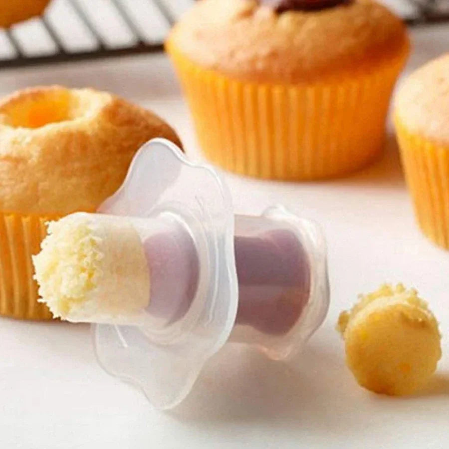 Cupcake Cutter and Core Remover | 5.3 × 5.3 × 6 cm | Designed for Muffins & Decoration