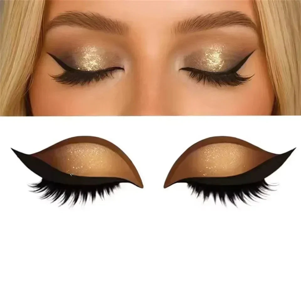 Eye Makeup Stickers | Instant Glam Look in Seconds | Reusable, Waterproof & Fits All Eye Shapes
