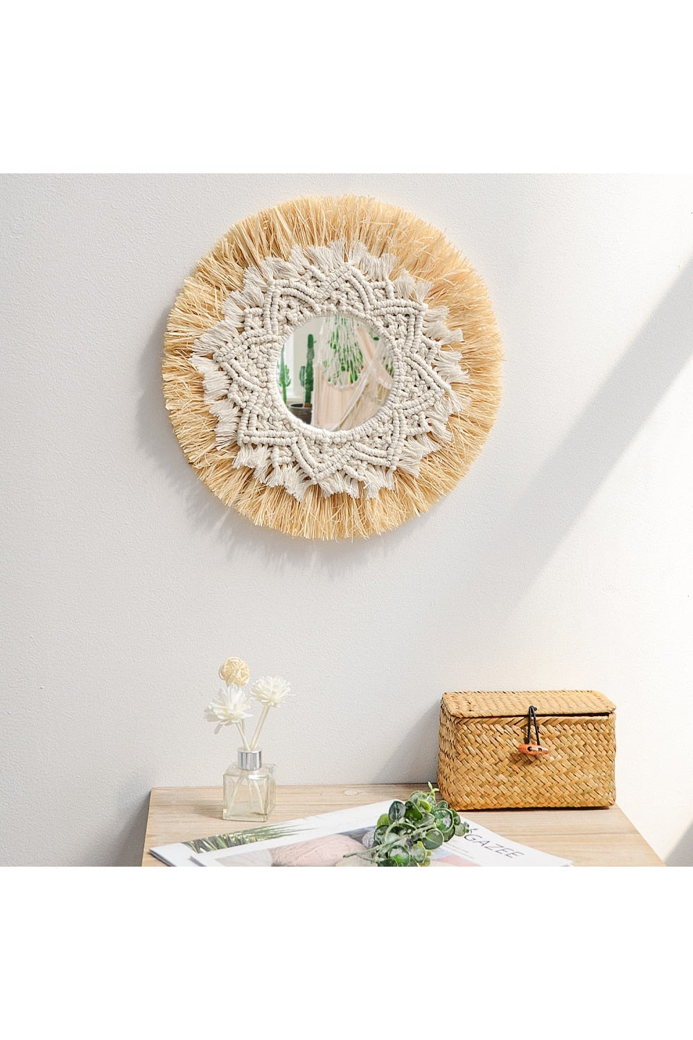 Decorative Mirror in Beef Style