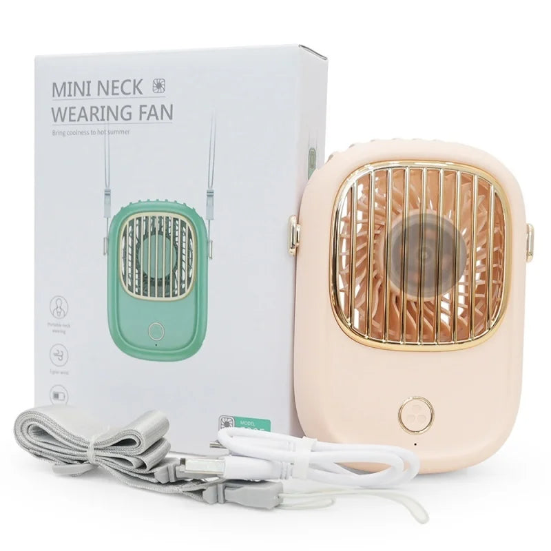 Portable Rechargeable Neck Fan | Comfort Anywhere with AeroBreeze