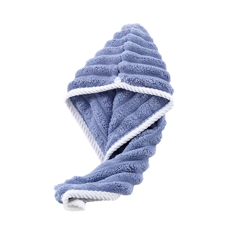 Rapid-Dry Absorbent Hair Towel Cap for Effortless Drying